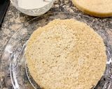 Foto del paso 4 de la receta Pastel con coca de almendras, cabello de ángel y ganaché