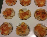 Foto del paso 1 de la receta: Empanadas abiertas de jamón y queso en molde de muffins