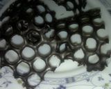 A picture of step 23 of Chocolate Pastry with Ceremal/ Chocolate Ganache Frosting.