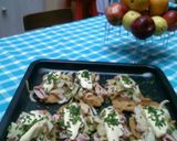 Foto del paso 5 de la receta: Milanesa a la fugazzeta