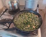 Foto del paso 5 de la receta: Tarta de espinaca y pollo 🥬🍗