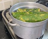 A picture of step 10 of Patra / Alu Vadi.