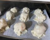 A picture of step 7 of Halloween Ghost Upside-Down Shumai 👻.