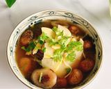 Hình bước làm 6 của món Canh Măng Củ Tươi Nấu Nấm Rơm và Ngưu Bàng