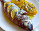 Foto del paso 6 de la receta: Besugos al horno con patatas, infusionados con aceite de tomillo