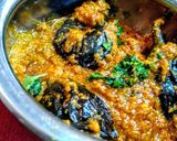 A picture of step 14 of Maharashtrain Bharli vangi (stuffed brinjal).