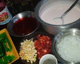 A picture of step 1 of Custard faluda.