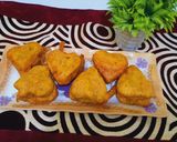 A picture of step 7 of Sandwich pakoray.