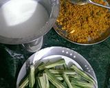 A picture of step 1 of Drumstick masala.