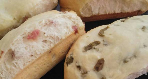 Como hacer Panes Saborizados Con Aceitunas, Jamón, Queso Y Salame | Cocinar  en casa