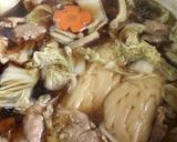 รูปขั้นตอนการทำที่ 3 ของ “อุด้งน้ำดำหมูนุ่ม”