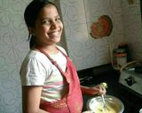 A picture of step 2 of Besan chilla.