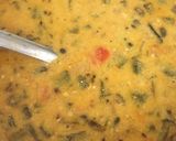 A picture of step 7 of Okra Kadhi.