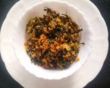 A picture of step 7 of Methi Besan Sabzi.