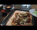 Foto del paso 3 de la receta: 🍕Pizza de jamón y setas 🍕