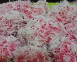 Foto langkah ke 12 dari resep Klepon Pancit Merah Jambu.