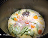 Foto del paso 4 de la receta: Crema de Puchero a la Sidra con Huevo Cocido en Olla Programable