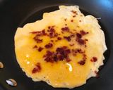 A picture of step 3 of Chinese Omelet with Bacon.