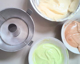 Foto langkah ke 5 dari resep Chiffon Cake 3 Rasa ( Vanilla Choco Pandan menul2+Step by step.