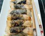 Foto del paso 6 de la receta: Mini rollitos crujientes de arroz con gamba y alga nori