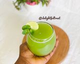 A picture of step 2 of Cucumber mint cooler.