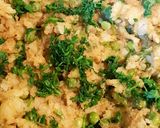 A picture of step 4 of Aloo Matar Samosa.