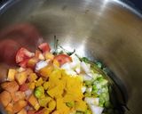 A picture of step 4 of Vegetable Dalia khichdi.