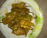A picture of step 3 of Delhi Fried Hari Mirch.