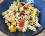 Színes tésztasaláta recept fázis 3 fotója