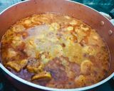 A picture of step 3 of Mushroom masala.