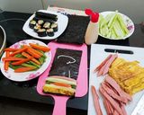 Hình bước làm 2 của món Kimbap keto