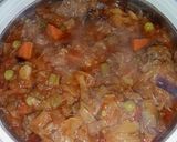 A picture of step 4 of Veggies Soup.