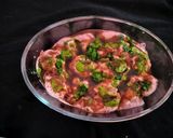 A picture of step 5 of Beetroot dahivada.