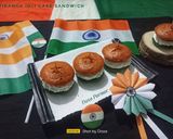 A picture of step 12 of Tiranga Idli Cake Sandwich.