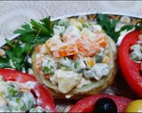 Une image de l'étape 4 de Salade de légumes farcis a la macédoine🍴.
