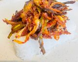 Gambar langkah 6 resipi Sambal Ikan Bilis Petai Air Fryer.
