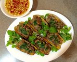 Hình bước làm 5 của món CÀ TÍM NƯỚNG NHỒI THỊT