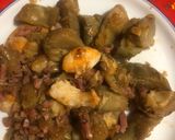 Foto del paso 11 de la receta Salteado de alcachofas con gambas y jamón