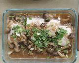 Foto langkah ke 4 dari resep Tahu kukus jamur.