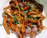 A picture of step 4 of Honey Chili Potato.