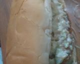 A picture of step 6 of Chicken cutles burger.