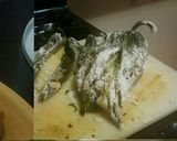 A picture of step 5 of Chiles Rellenos de Queso Fresco.