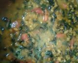 A picture of step 5 of Makhni Daal palak dhaba style.