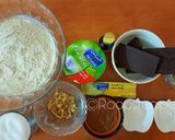 A picture of step 1 of Wheat Flour Chocolate Brownie (Egg less).