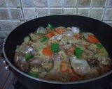 A picture of step 12 of Afghani malai chaap.