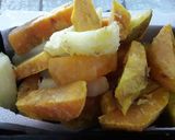 Foto del paso 7 de la receta: Pollito acompañado por unas papas y camotes perfectas a lo Carmelita