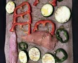 Foto del paso 1 de la receta: Pechugas de pollo al horno con verdura