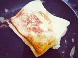 Roti bakar +telur+mozarella