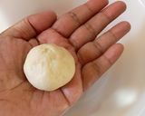 Foto langkah ke 1 dari resep Donat Gula Karamel eggless 1x proofing saja.