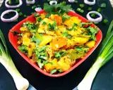 A picture of step 5 of Sweet potato masala fry.